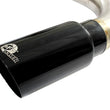 Load image into Gallery viewer, aFe MACHForce XP SS-304 Black Tip 2.5in Dia Cat Back Exhaust 12-14 BMW 335i (F30) 3.0L (t) - Additional View 6