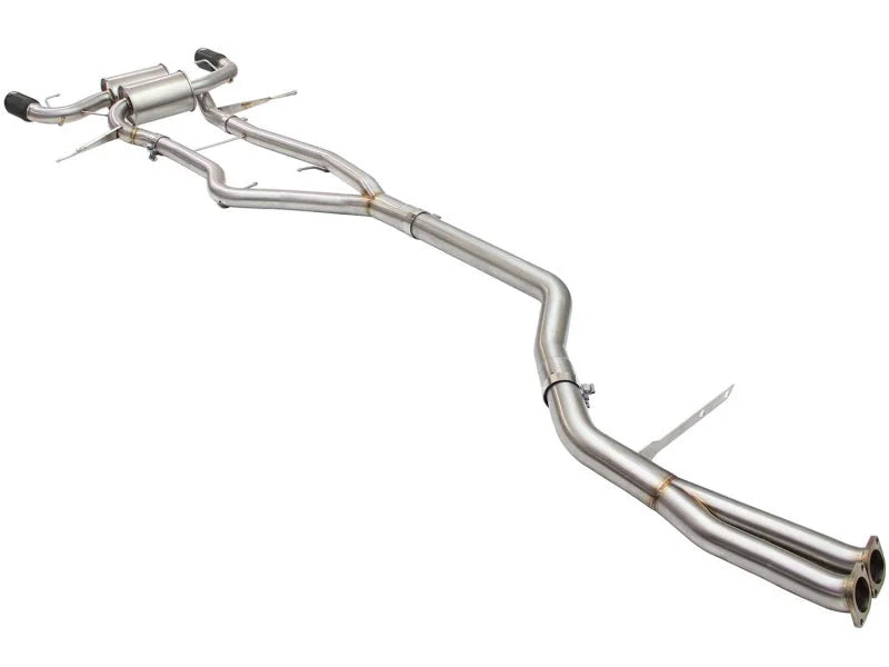 aFe MACHForce XP SS-304 Black Tip 3.0in-2.5in Dia Cat Back Exhaust 11-13 BMW 335i (E90/E92) 3.0L - Additional View 7