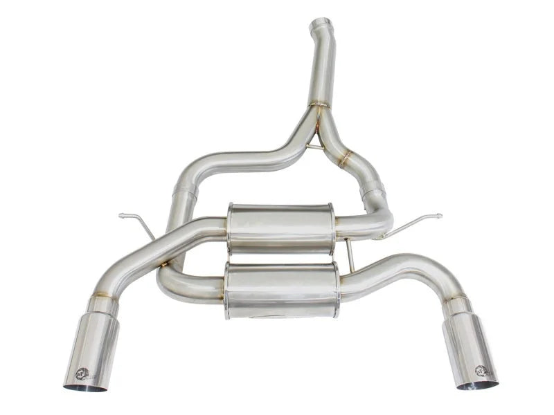 aFe MACHForce XP SS-304 Polish Tip 2.5in Dia Axle Back Exhaust 12-15 BMW 335i (F30) 3.0L (t) - Additional View 6