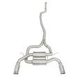 Load image into Gallery viewer, aFe MACHForce XP SS-304 Polish Tip 2.5in Dia Cat Back Exhaust 12-14 BMW 335i (F30) 3.0L (t) - Side View