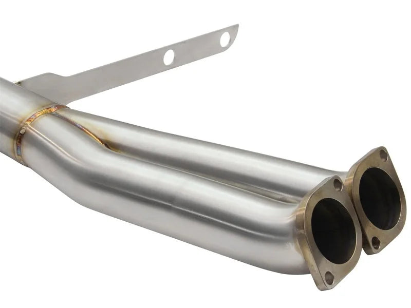 aFe MACHForce XP SS-304 Polish Tip 3.0in-2.5in Dia Cat Back Exhaust 11-13 BMW 335i (E90/E92) 3.0L - Additional View 7