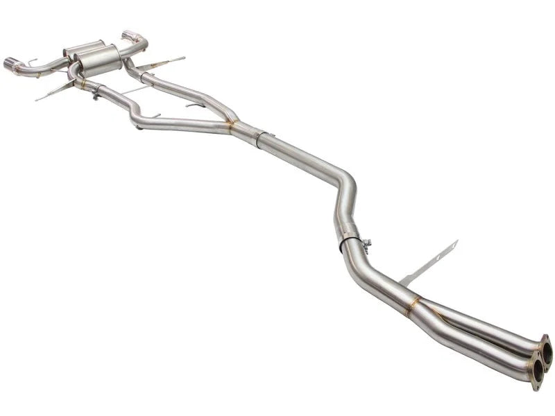 aFe MACHForce XP SS-304 Polish Tip 3.0in-2.5in Dia Cat Back Exhaust 11-13 BMW 335i (E90/E92) 3.0L - Additional View 8