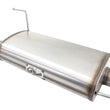 Load image into Gallery viewer, aFe MACHForce XP SS Exhaust 3in to 3.5in Cat-Back w/ Black Tip 15 Ford F-150 EcoBoost V6 2.7/3.5Ltt - Side View