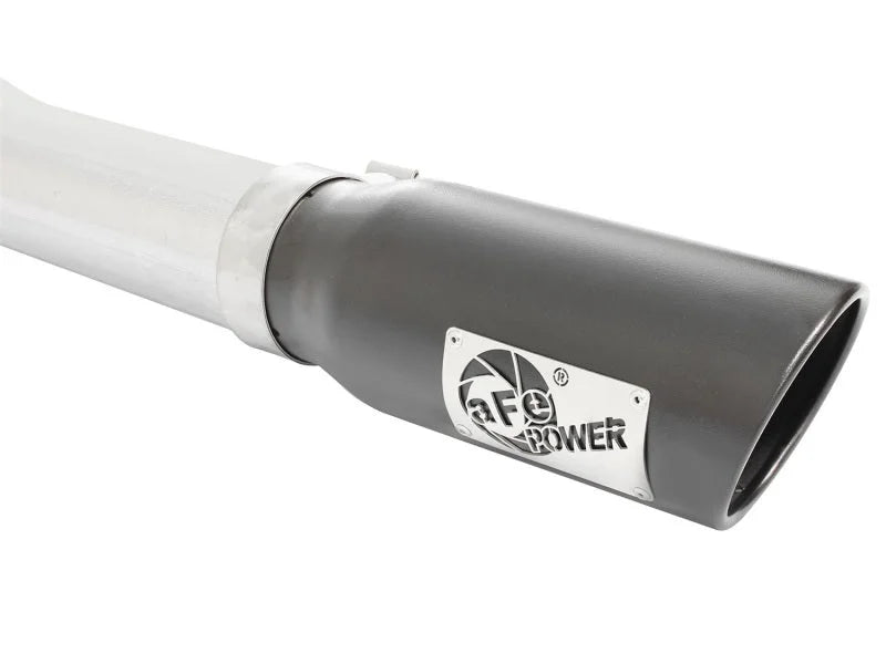 aFe MACHForce XP SS Exhaust 3in to 3.5in Cat-Back w/ Black Tip 15 Ford F-150 EcoBoost V6 2.7/3.5Ltt - Additional View 6