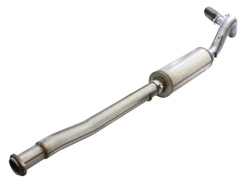 aFe MACHForce XP SS Exhaust 4in Cat-Back w/ Black Tip 2015 Ford F-150 EcoBoost V6 2.7/3.5Ltt - Back View