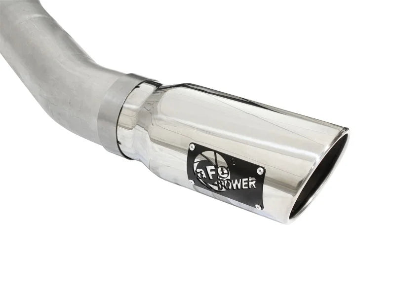 aFe MACHForce XP SS Exhaust 4in Cat-Back w/ Polish Tip 2015 Ford F-150 EcoBoost V6 2.7/3.5Ltt - Additional View 5