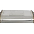 Load image into Gallery viewer, aFe MACHForce XP SS Muffler 3in Center Inlet / 3in Offset Outlet 22in L x 11in W x 6in H Body - Installation View