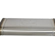Load image into Gallery viewer, aFe MACHForce XP SS Muffler 3in Center Inlet / 3in Offset Outlet 22in L x 9in W x4in H Body - Installation View
