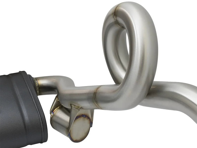 aFe MACHForce-Xp 2in 304 SS Cat-Back Exhaust w/Carbon Fiber Tips 13-16 Porsche Boxster 2.7L/3.4L - Additional View 6