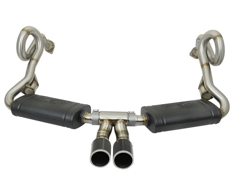 aFe MACHForce-Xp 2in 304 SS Cat-Back Exhaust w/Carbon Fiber Tips 13-16 Porsche Boxster 2.7L/3.4L - Additional View 7