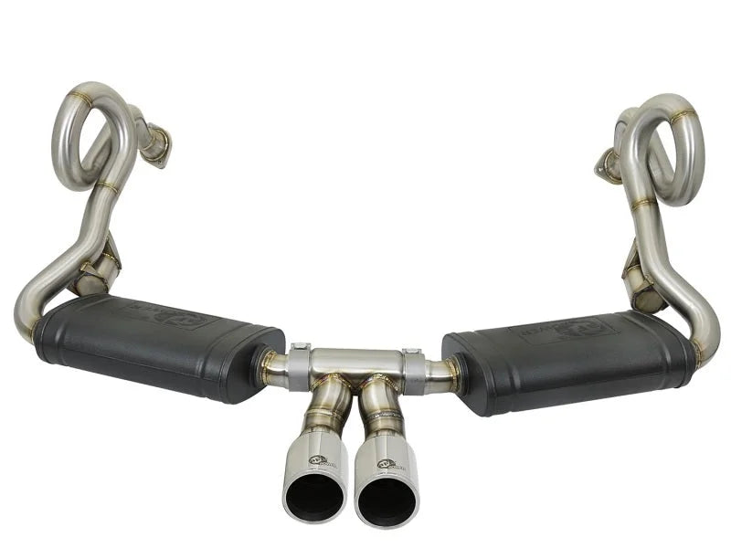 aFe MACHForce-Xp 2in 304 SS Cat-Back Exhaust w/Polished Tips 13-16 Porsche Boxster/Cayman 2.7L/3.4L - Additional View 6