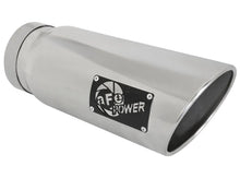 Load image into Gallery viewer, aFe MACHForce-Xp 5in Inlet x 6in Outlet x 15in length Polished Exhaust Tip - Main Product View