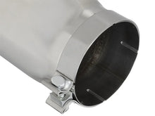 Load image into Gallery viewer, aFe MACHForce-Xp 5in Inlet x 6in Outlet x 15in length Polished Exhaust Tip - Side View