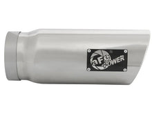 Load image into Gallery viewer, aFe MACHForce-Xp 5in Inlet x 6in Outlet x 15in length Polished Exhaust Tip - Installation View