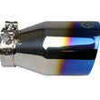 Load image into Gallery viewer, aFe Mach Force XP 304 Stainless Steel Clamp-On Exhaust Tip 2.5in Inlet / 4in Outlet - Blue Flame - Additional View 6