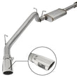 Load image into Gallery viewer, aFe Mach Force-XP Exhaust 3in CB SS 15-17 GM Colorado/Canyon 2.5L/3.6L Side Exit w/ Polished Tip - Main Product View