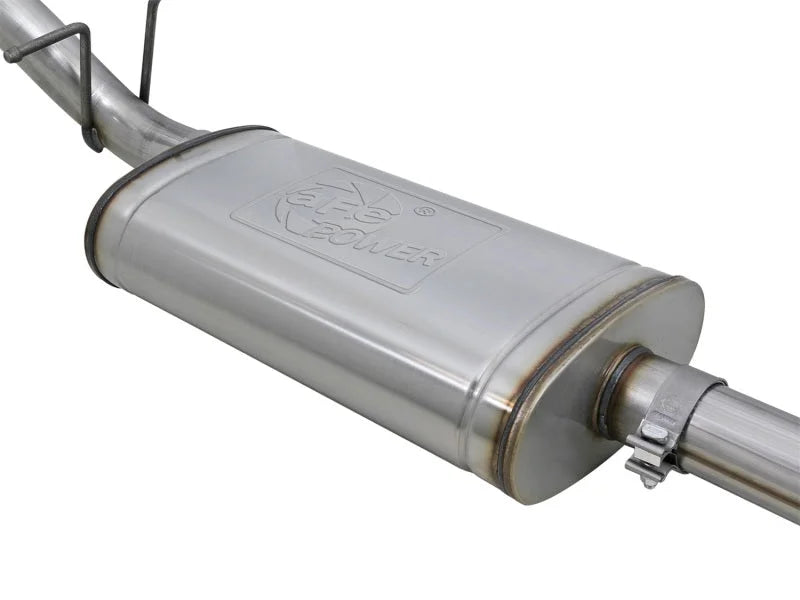 aFe Mach Force-XP Exhaust 3in CB SS 15-17 GM Colorado/Canyon 2.5L/3.6L Side Exit w/ Polished Tip - Additional View 6