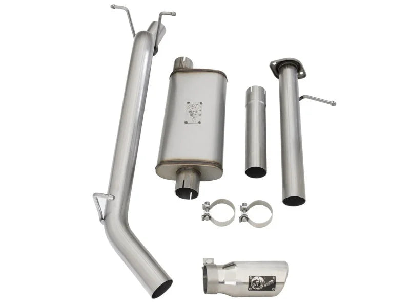 aFe Mach Force-XP Exhaust 3in CB SS 15-17 GM Colorado/Canyon 2.5L/3.6L Side Exit w/ Polished Tip - Additional View 8