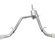 Load image into Gallery viewer, aFe Mach Force-XP Exhaust 3in Cat-Back SS 14-15 GM 1500 Trucks 4.3L/5.3L Dual Split w/ Polished Tip - Installation View