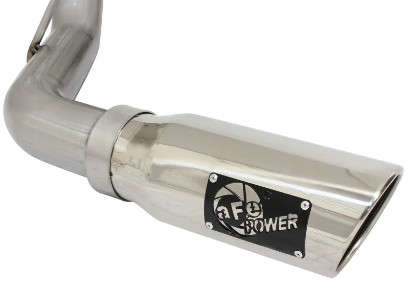 aFe Mach Force-XP Exhaust 3in Cat-Back SS 14-15 GM 1500 Trucks 4.3L/5.3L Dual Split w/ Polished Tip - Additional View 5