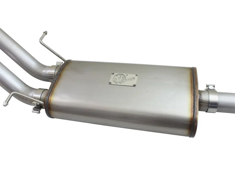 aFe Mach Force-XP Exhaust 3in Cat-Back SS 14-15 GM 1500 Trucks 4.3L/5.3L Dual Split w/ Polished Tip - Additional View 7