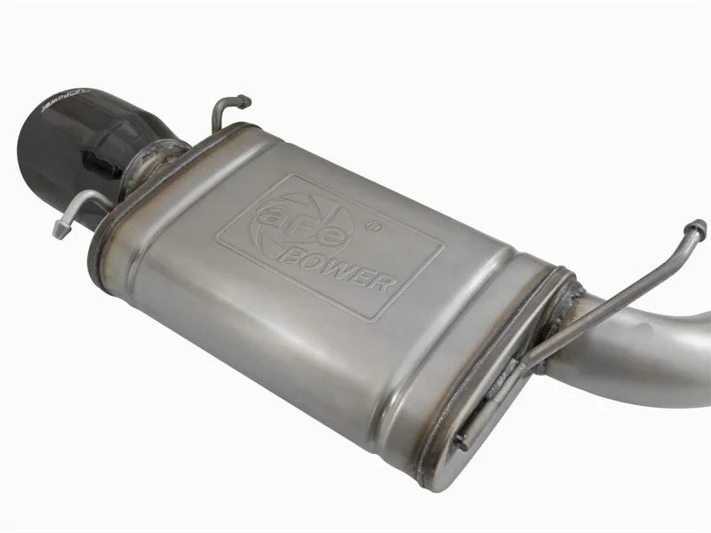 aFe Mach Force-Xp 3in CB Stainless Steel Dual Exhaust System w/ Black Tips 09-15 Cadillac CTS-V - Additional View 6