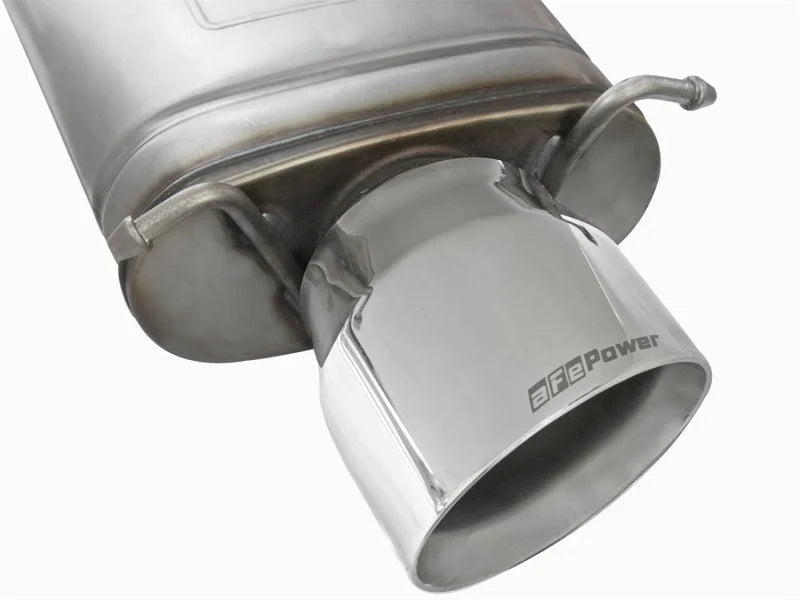 aFe Mach Force-Xp 3in CB Stainless Steel Dual Exhaust System w/Polished Tips 09-15 Cadillac CTS-V - Additional View 5