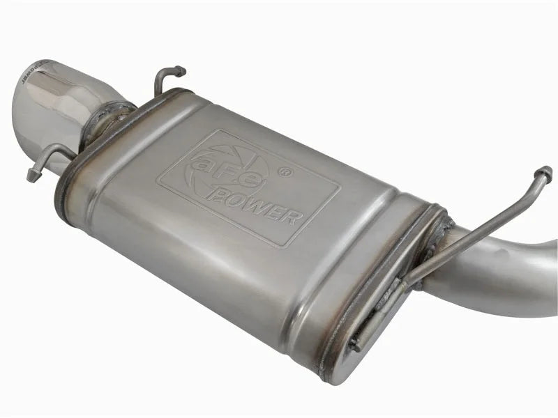 aFe Mach Force-Xp 3in CB Stainless Steel Dual Exhaust System w/Polished Tips 09-15 Cadillac CTS-V - Additional View 6