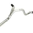 Load image into Gallery viewer, aFe MachForce XP Exhaust 4inch DP-Back All SS 2011-14 GM Diesel Trucks V8-6.6L LML Black Tips - Installation View