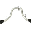 Load image into Gallery viewer, aFe MachForce XP Exhaust 4inch DP-Back All SS 2011-14 GM Diesel Trucks V8-6.6L LML Black Tips - Additional View 6