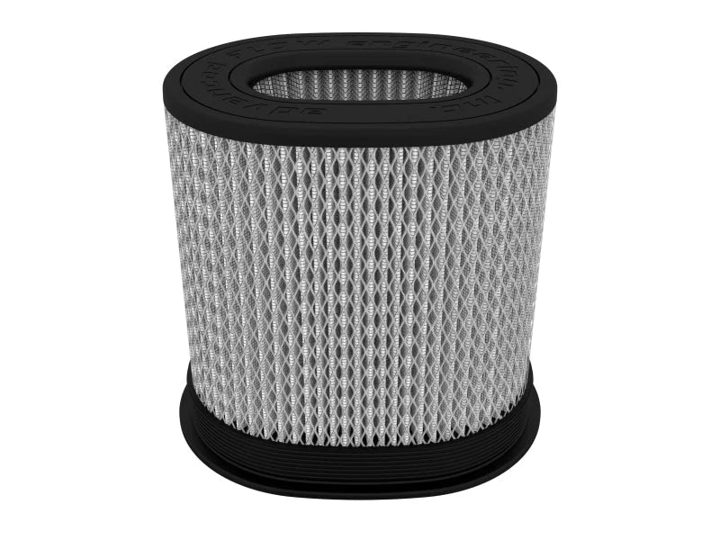 aFe Magnum FLOW Air Filter Pro DRY S (6.5x4.75)in F x (9x7)in B x (9x7) T (Inverted) x 9in H - Main Product View