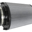 Load image into Gallery viewer, aFe Magnum FLOW Intake Replace Air Filter w/PDS Media 5in F / 9x7.5in B / 6.75x5.5in T (Inv) / 9in H - Back View
