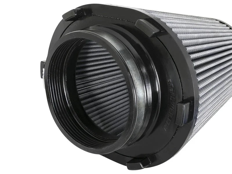 aFe Magnum FLOW Intake Replace Air Filter w/PDS Media 5in F / 9x7.5in B / 6.75x5.5in T (Inv) / 9in H - Installation View