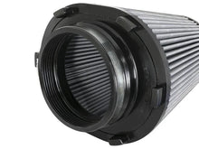 Load image into Gallery viewer, aFe Magnum FLOW Intake Replace Air Filter w/PDS Media 5in F / 9x7.5in B / 6.75x5.5in T (Inv) / 9in H - Installation View
