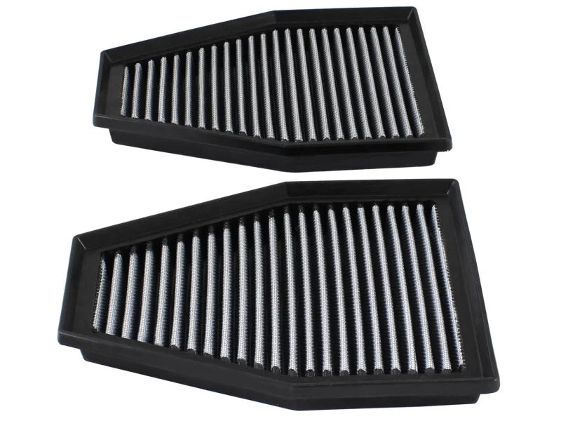 aFe Magnum FLOW OE Replacement Air Filter Pro DRY S 12-15 Porsche 911 (991) H6 3.4L/3.8L - Back View