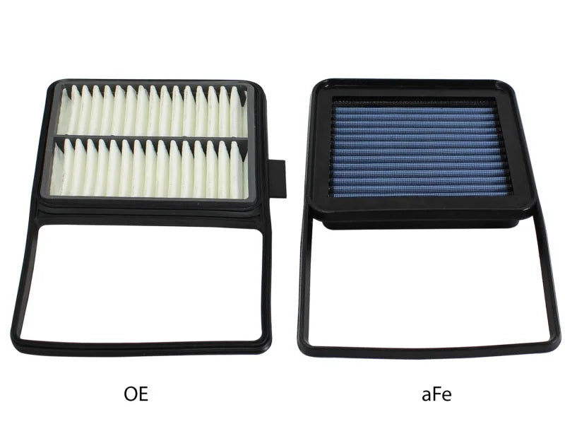 aFe Magnum FLOW OER Pro 5R Air Filter 04-09 Toyota Prius L4-1.5L - Installation View