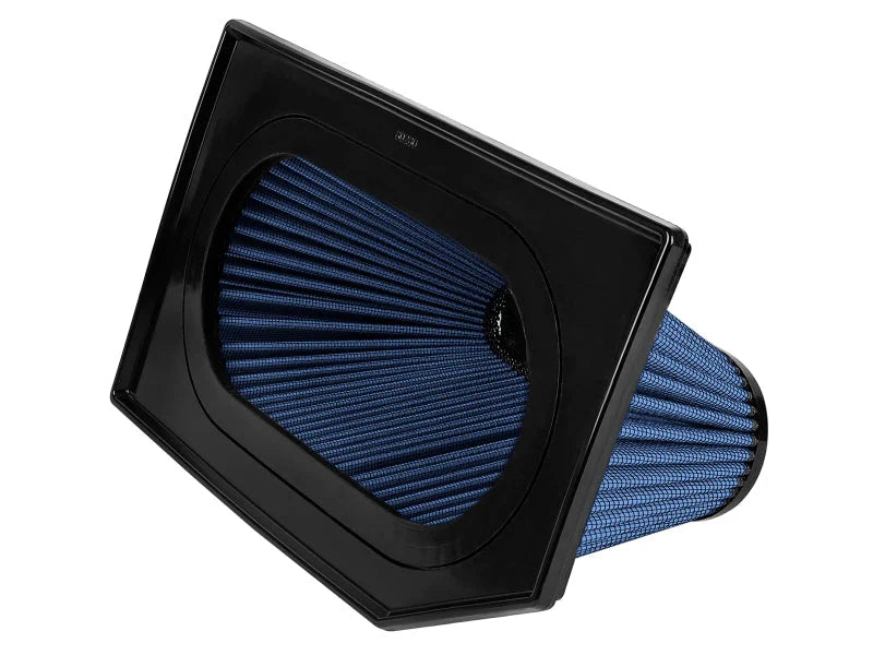aFe Magnum FLOW PRO 5R Inverted Air Filter 18-19 Jeep Wrangler (JL) I4-2.0L(t) / V6-3.6 - Side View