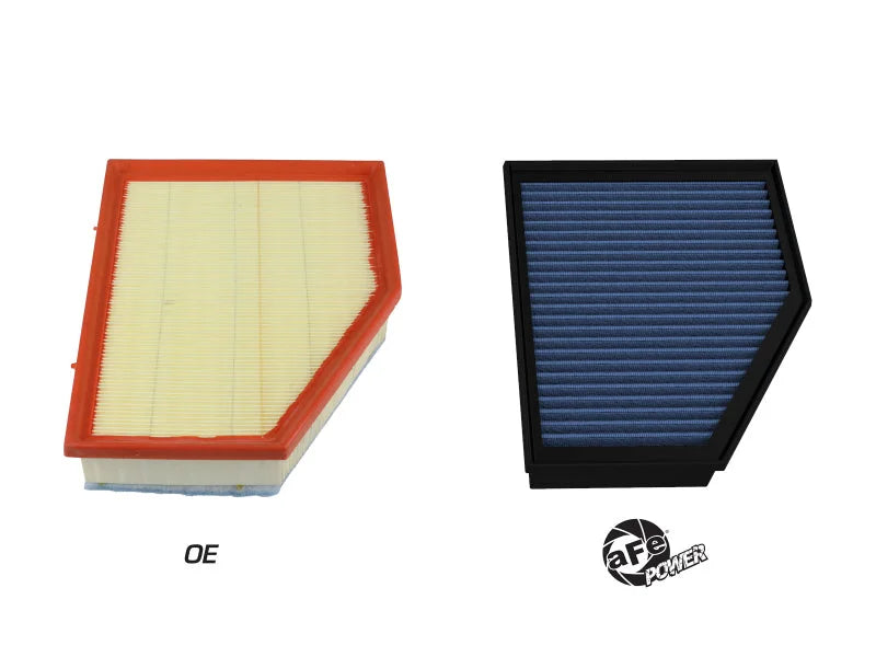 aFe Magnum FLOW Pro 5R Air Filter 19-21 BMW X7 L6 3.0L - Installation View