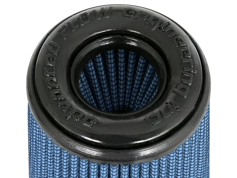 aFe Magnum FLOW Pro 5R Air Filter 3-1/2in F x 5in B x 3-1/2in T (INV DOME) x 8in H - Back View