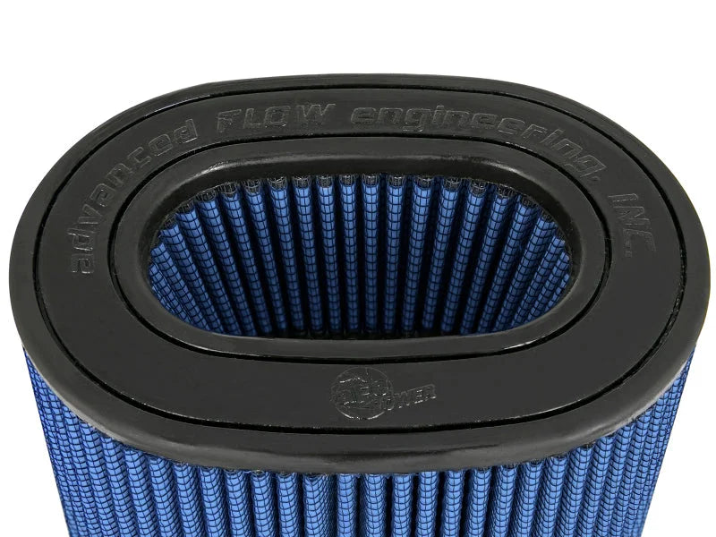 aFe Magnum FLOW Pro 5R Replacement Air Filter 5in F x (9x7) B x (7-1/4x5) T (Inverted) / 8in H - Installation View