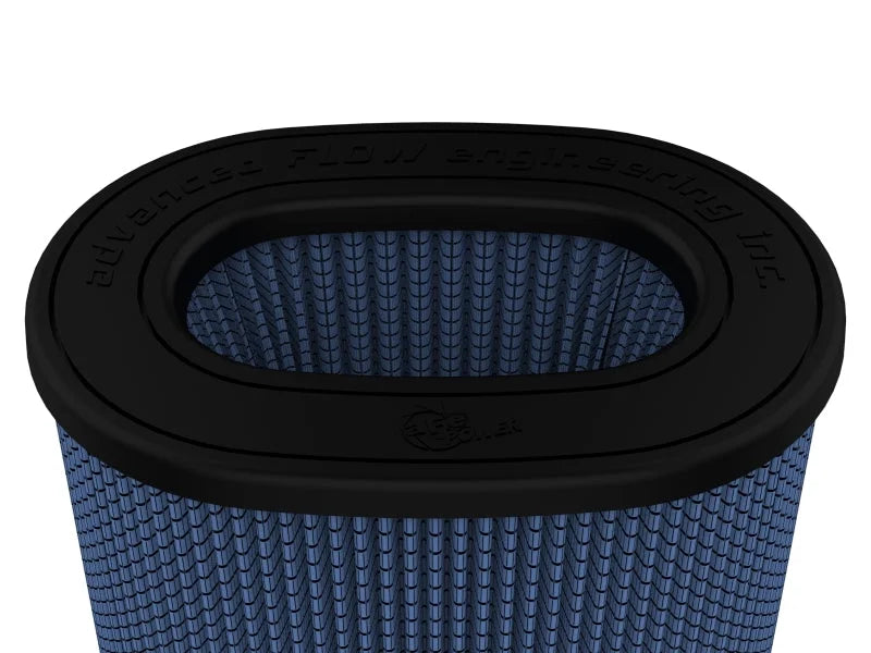 aFe Magnum FLOW Pro 5R Replacement Air Filter (6.75x4.75)F x (8.25x6.25)B(mt2) x (7.2x5)T x 7H - Side View