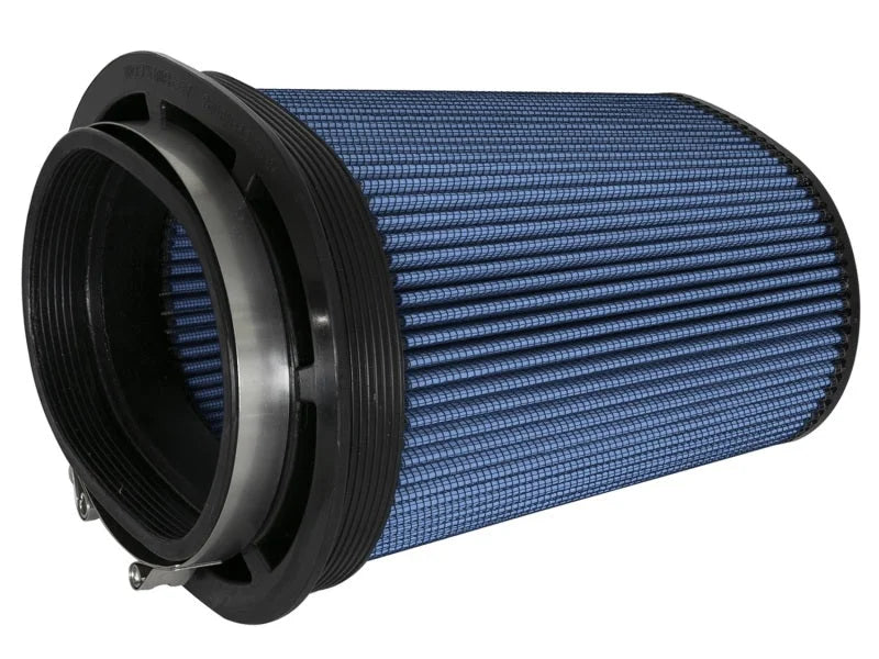 aFe Magnum FLOW Pro 5R Replacement Air Filter F-(7 X 4.75) / B-(9 X 7) / T-(7.25 X 5) (Inv) / H-9in. - Back View