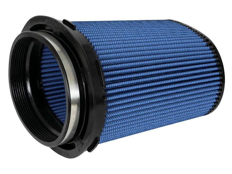 aFe Magnum FLOW Pro 5R Universal Air Filter F-6.75x4.75in / B-8.25x6.25in / T-7.25x5in (Inv) / H-9in - Side View