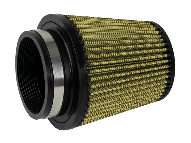 aFe Magnum FLOW Pro 5R Universal Replacement Air Filter F-4 / B-6 / T-4.5 (Inv) / H-6in. - Back View