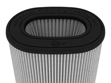 Load image into Gallery viewer, aFe Magnum FLOW Pro DRY S Air Filter 6.75x4.75 Flange 8.25x6.25 Base (Mt2) 7.25x5 Top 8.5 Height - Side View