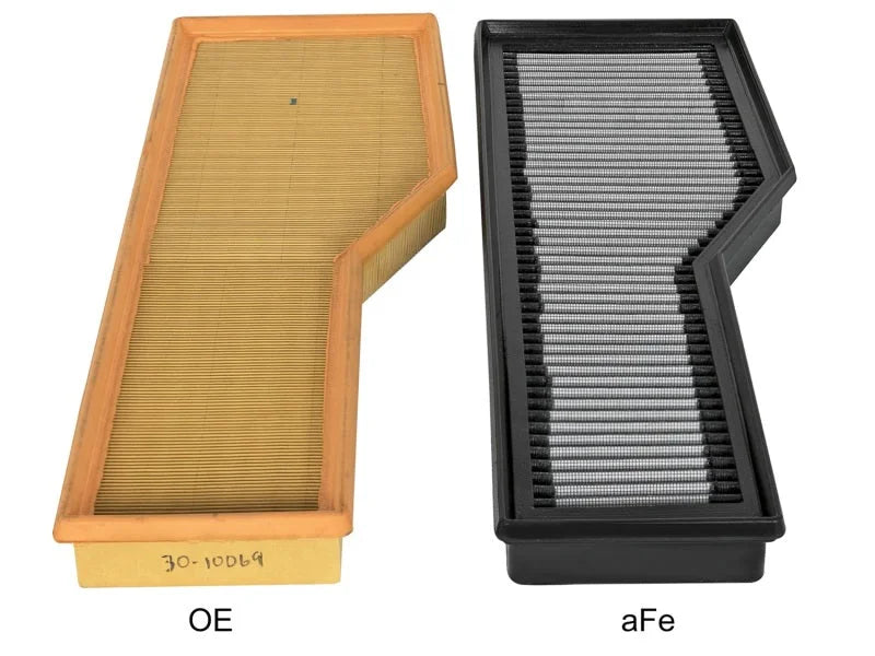 aFe Magnum FLOW Pro DRY S OE Replacement Filter 04-08 Porsche 911 Carrera (997) H6 3.6L - Additional View 5