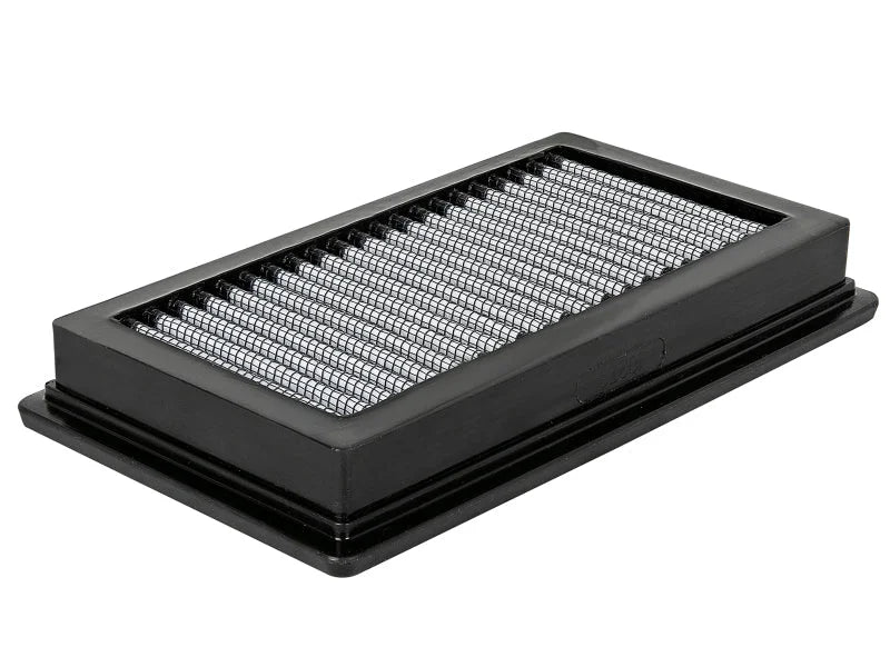 aFe Magnum FLOW Pro DRY S OE Replacement Filter (Pair) 14-19 Infiniti Q50 V6 3.5L/3.7L - Back View