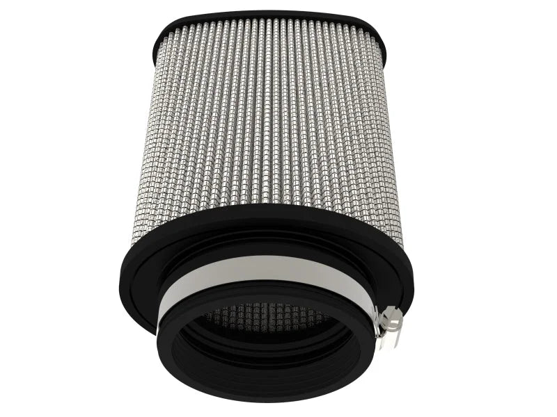 aFe Magnum FLOW Pro DRY S Universal Air Filter 3.5in Flange 5.75x5in Base 6x2.75in Top 6.5in Height - Additional View 5