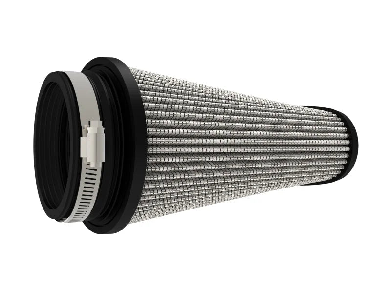 aFe Magnum FLOW Pro DRY S Universal Air Filter 3.5in Flange 5.75x5in Base 6x2.75in Top 6.5in Height - Additional View 6