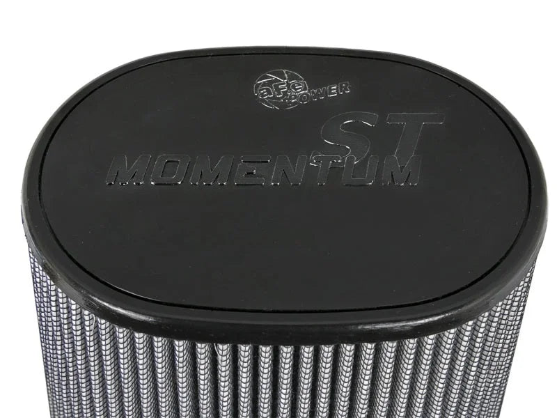 aFe Magnum FLOW Pro DRY S Universal Air Filter F-5in. / B-(9X7) MT2 / T-(7.25 X 5) / H-9in. - Side View
